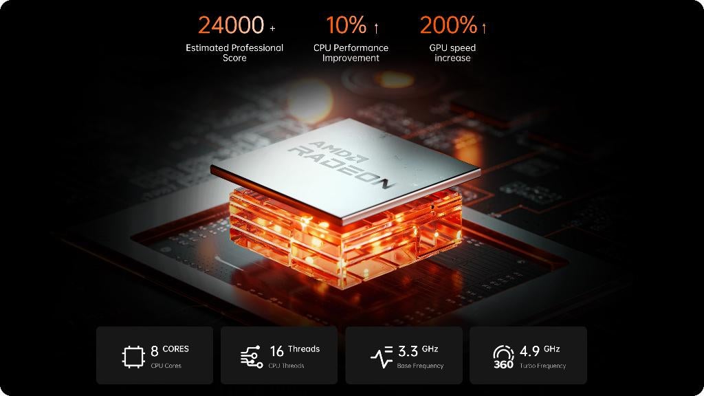 Minisforum UM690, AMD Ryzen 9 6900HX, 32GB / 512GB, Minisforum, Gebruikt, 32 GB, AMD Ryzen 9