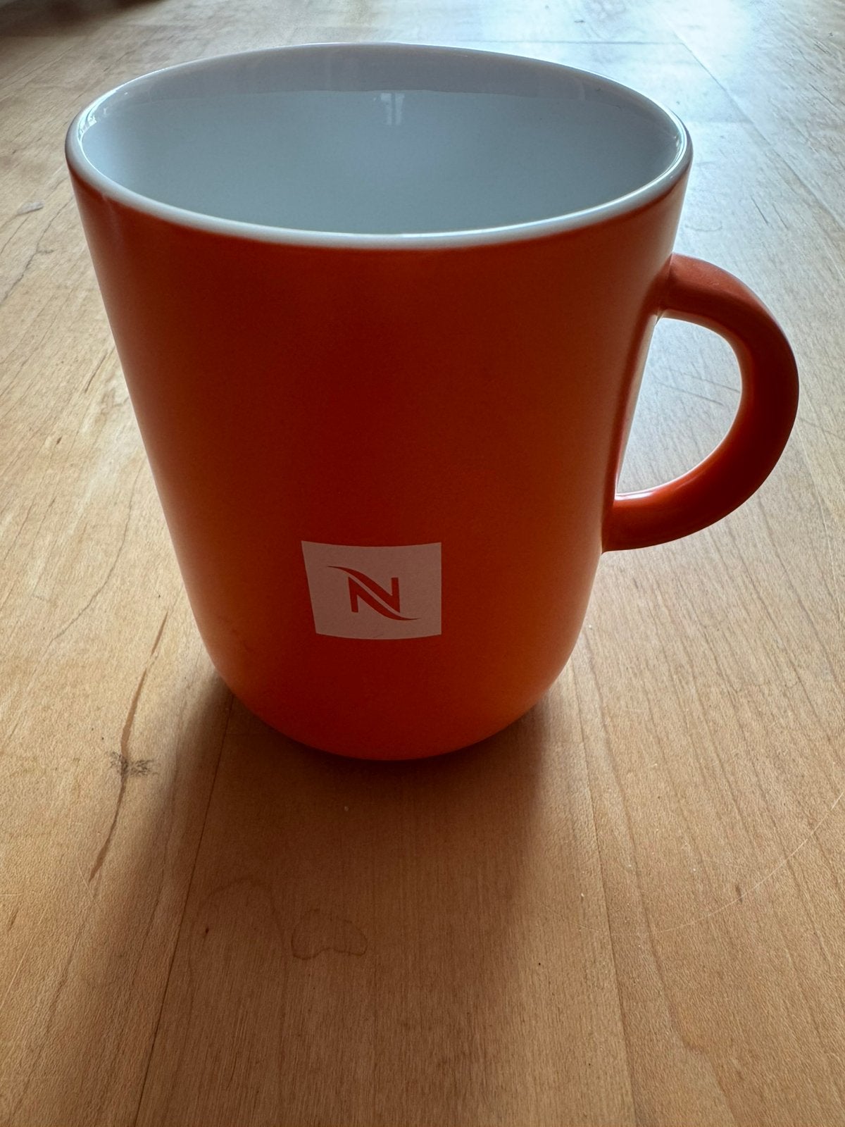 Nespresso Pantome mug; mooi oranje kop, nooit gebruikt, Overige materialen, Ophalen of Verzenden, Zo goed als nieuw, Overige stijlen