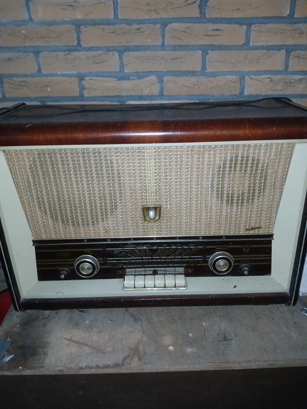 Vintage Philips Buizenradio - Klassieke Radio, Ophalen, Gebruikt, Radio