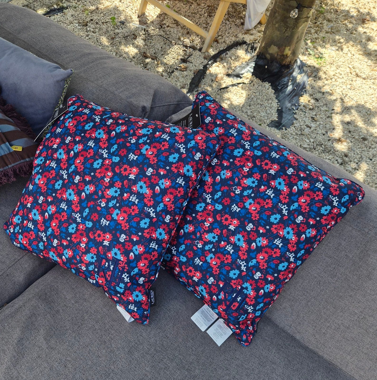 Ralph lauren print buiten binnen sierkussens, Overige merken, Vierkant, Nieuw, Ophalen of Verzenden