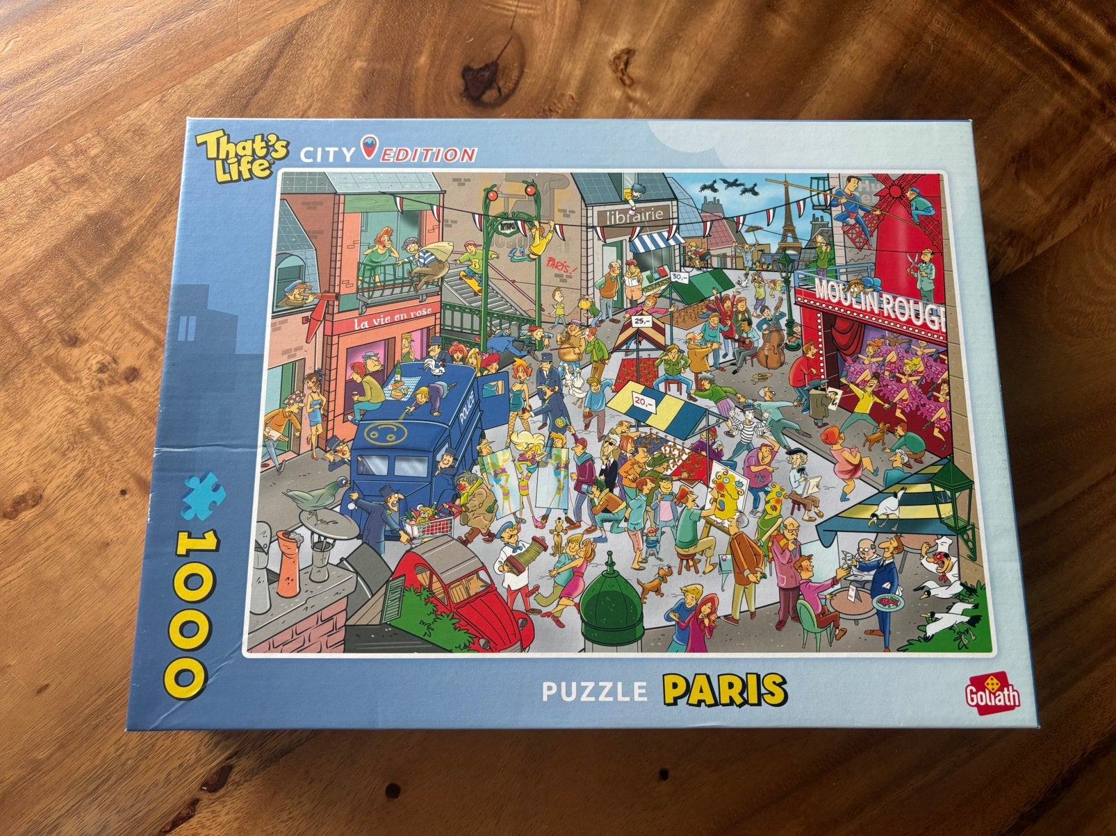 Puzzel that’s life paris 1000 stukjes, Ophalen of Verzenden, 500 t/m 1500 stukjes, Zo goed als nieuw