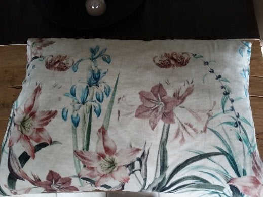 Twee design kussens., Huis en Inrichting, Woonaccessoires | Kussens, Wasbaar, Ophalen of Verzenden, Zo goed als nieuw, Sierkussen