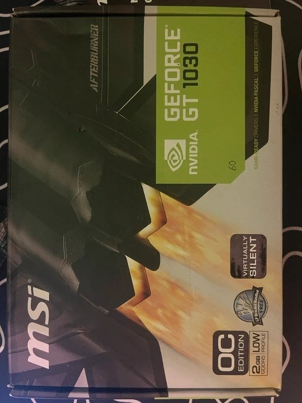 MSI GeForce GT 1030 OC Low Profile 2GB GDDR5 - Fanless, Computers en Software, Videokaarten, PCI-Express 3, Ophalen of Verzenden