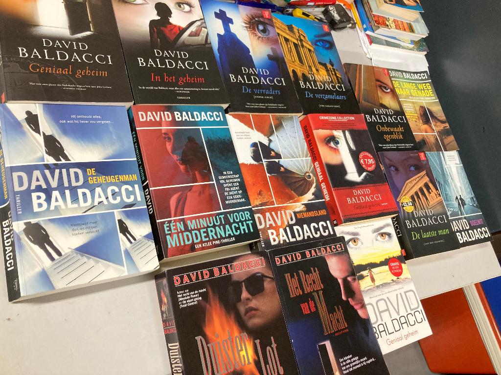T.K. nog 26 Boeken David Baldacci Zie actuele lijst, Ophalen of Verzenden, Gelezen, David Baldacci, Wereld overig