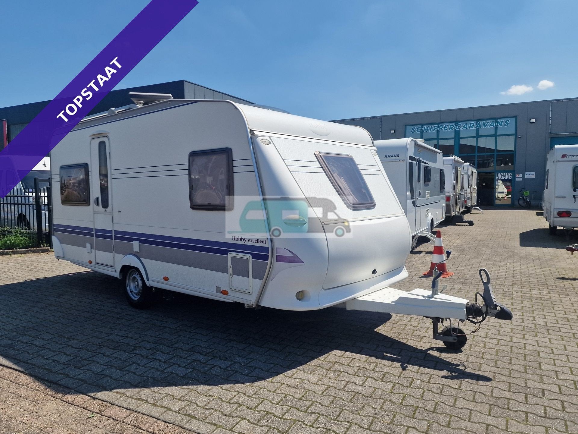 Hobby excellent 460 UFE mover Unico tent en Luifel, Hobby, Bedrijf, 750 - 1000 kg, Schokbreker