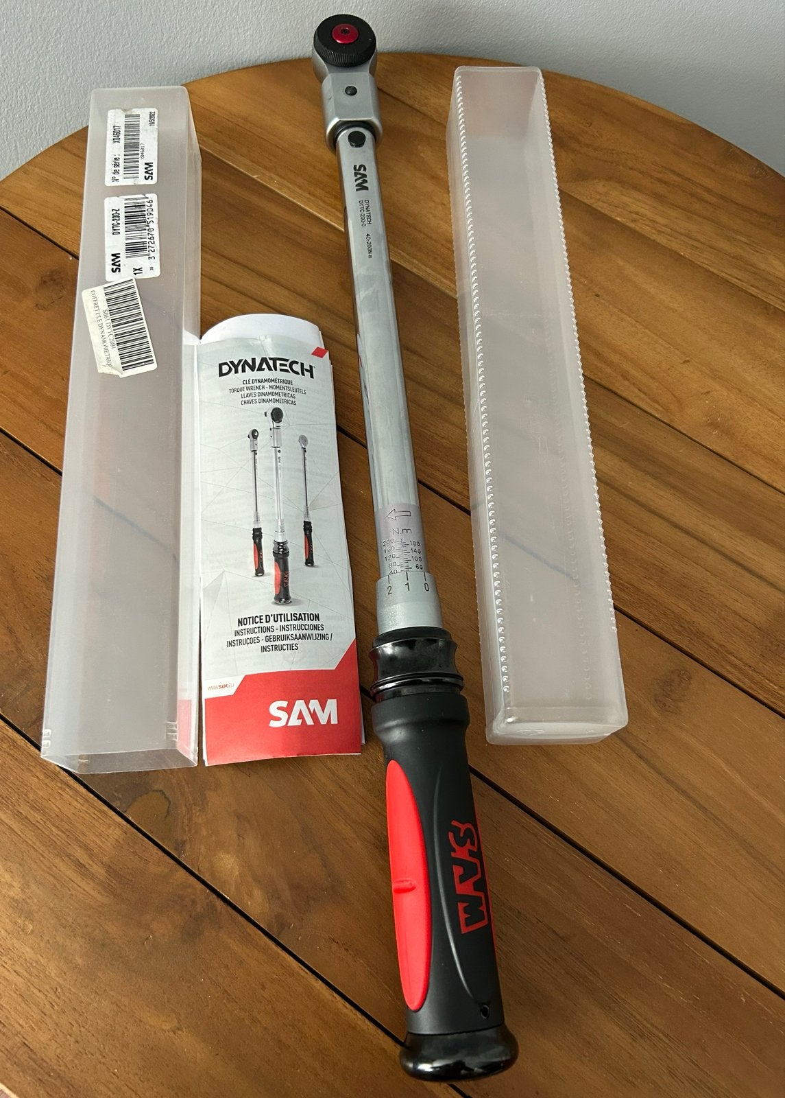 SAM Dynatech momentsleutel DYTC-200-1, 1/2", Doe-het-zelf en Verbouw, Gereedschap | Handgereedschap, Ophalen of Verzenden, Nieuw