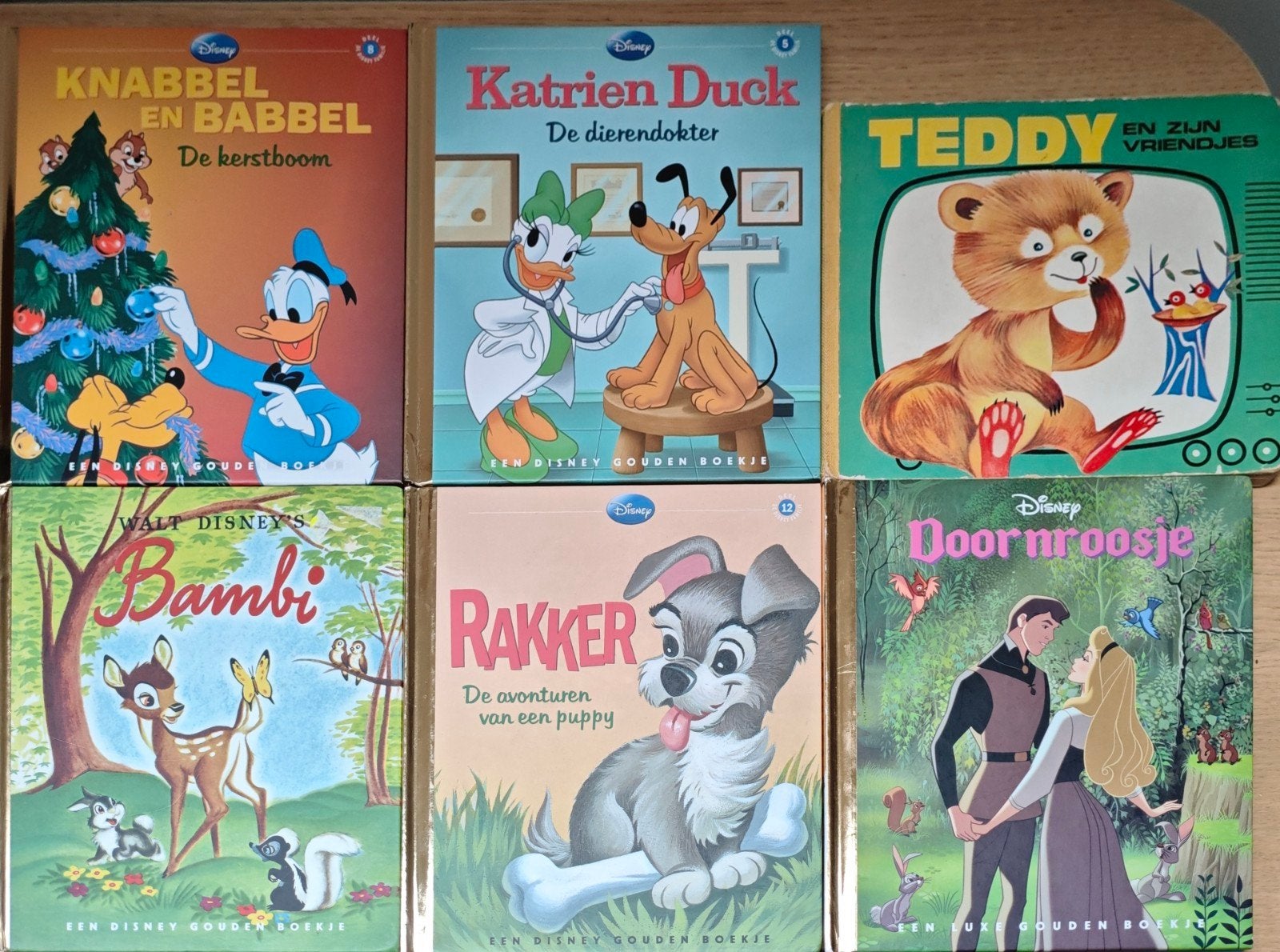 5 Disney Gouden Boekjes + gratis Retro Prentenboekje, Ophalen of Verzenden, Zo goed als nieuw, Gouden boekje, Jongen of Meisje