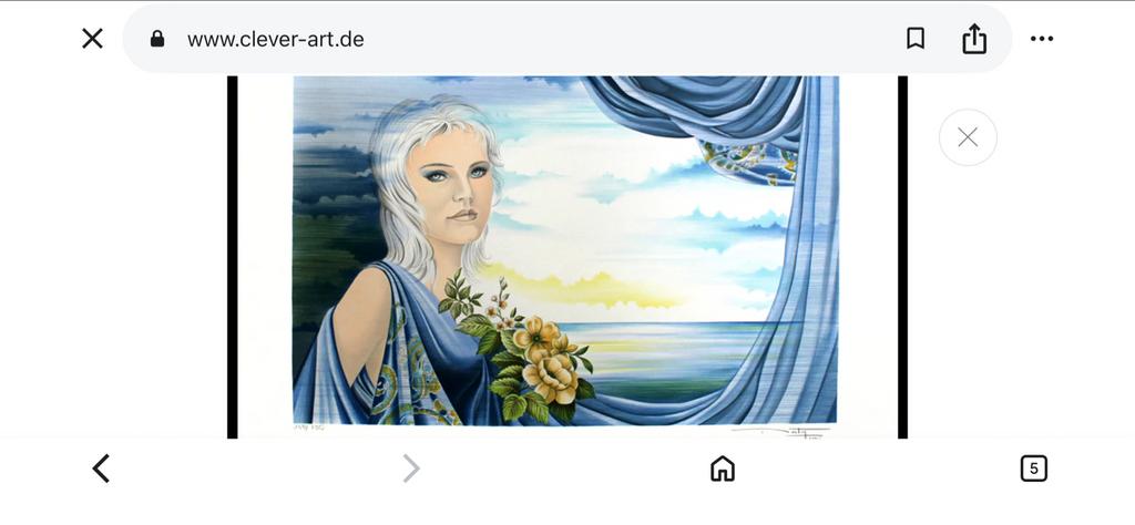 Prachtige kunstprint van bertin pierre gesigneerd, Antiek en Kunst, Kunst | Schilderijen | Klassiek, Ophalen of Verzenden