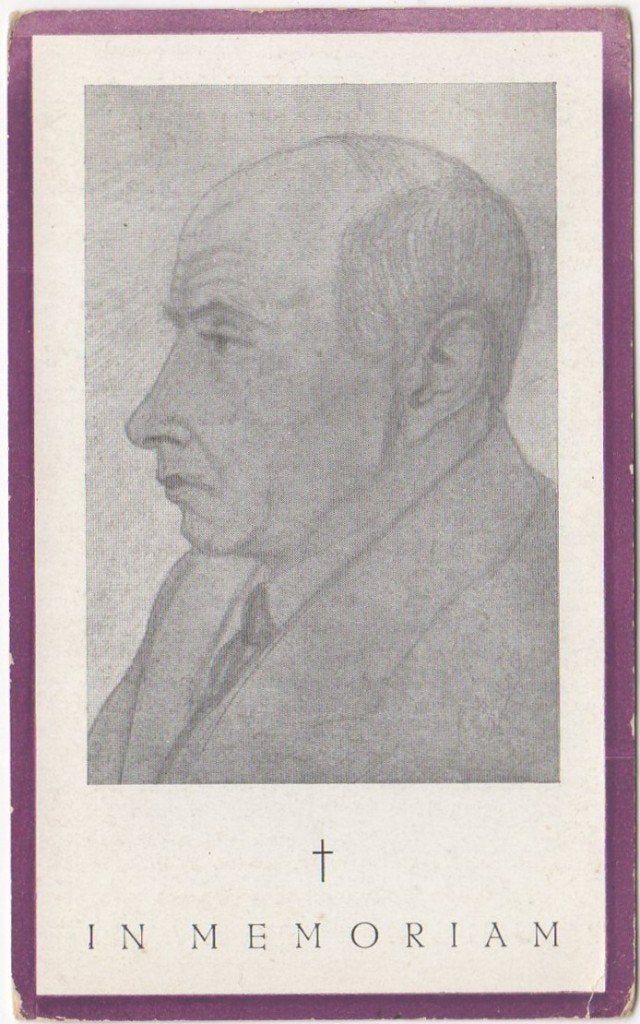 Gerard Nielen 1889 Haarlem + 1947 Haarlem, 57 jaar oud, Verzamelen, Bidprentjes en Rouwkaarten, Verzenden