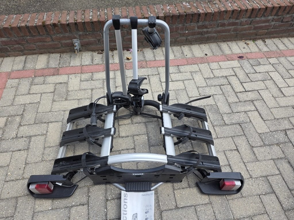 thule fietsendrager EW G2 3 fietsen incl muurbeugel, Ophalen, 3 fietsen of meer, Zo goed als nieuw, Trekhaakdrager