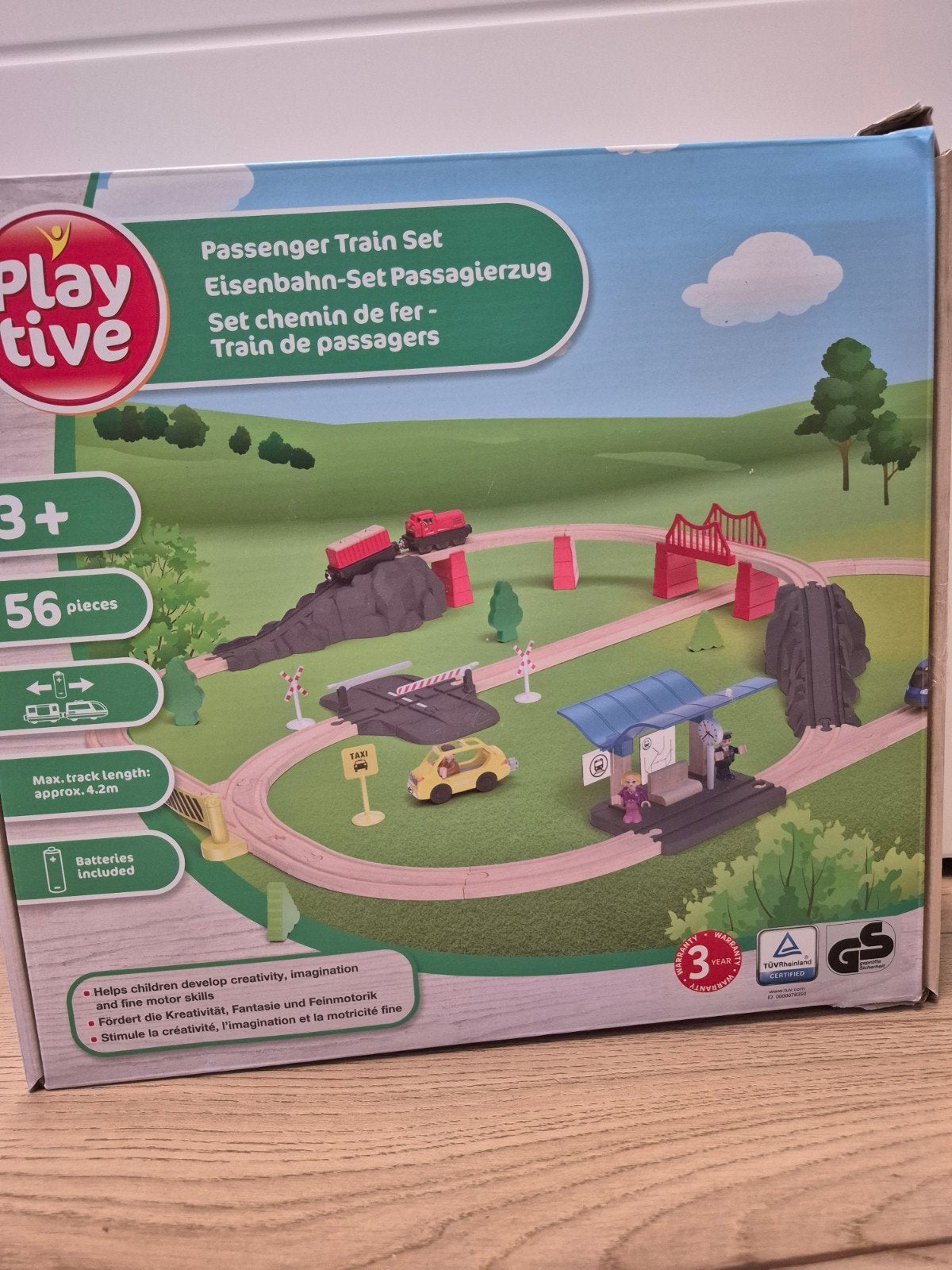 Playtive Houten Treinset Passagierstrein - Compleet, Ophalen of Verzenden, Zo goed als nieuw