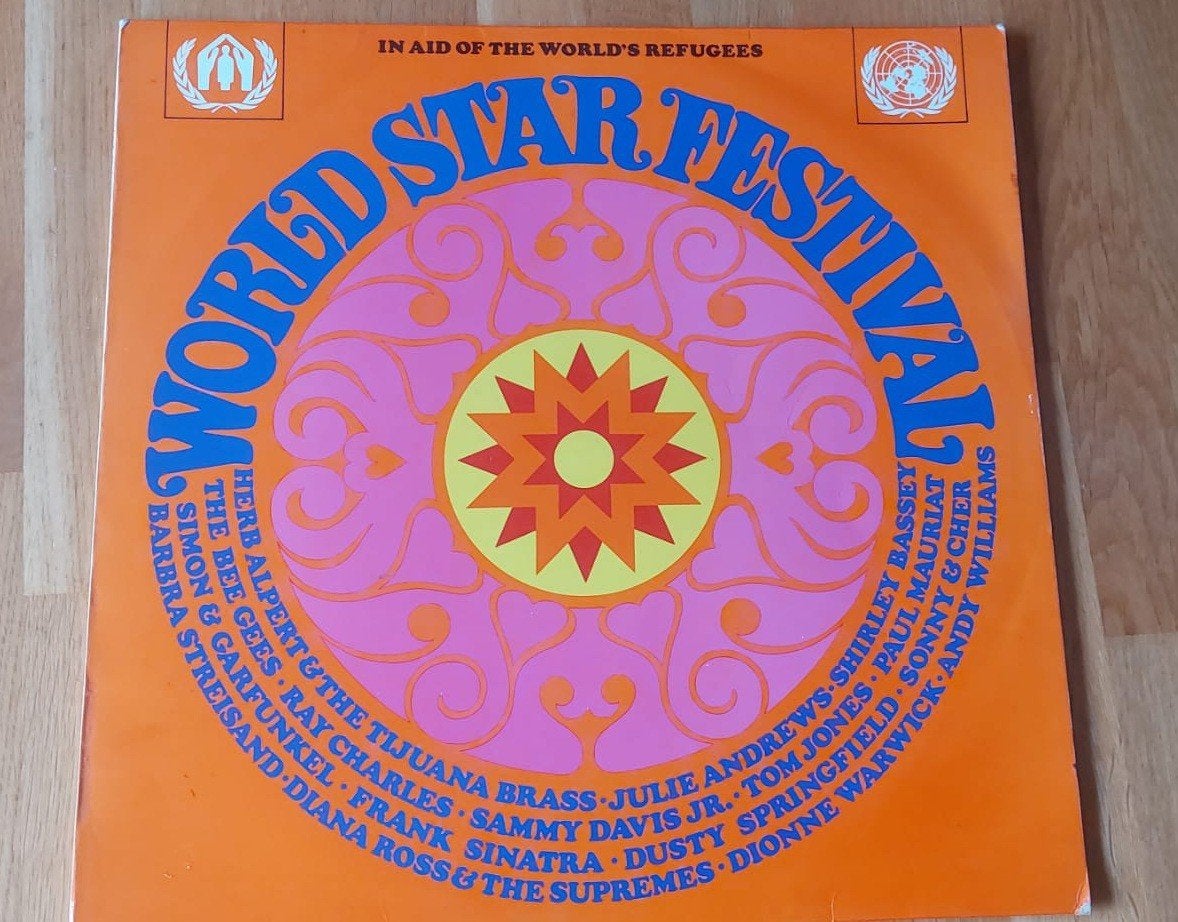 World Star Festival LP - In Aid of the World's Refugees, Ophalen of Verzenden, Gebruikt, 12 inch