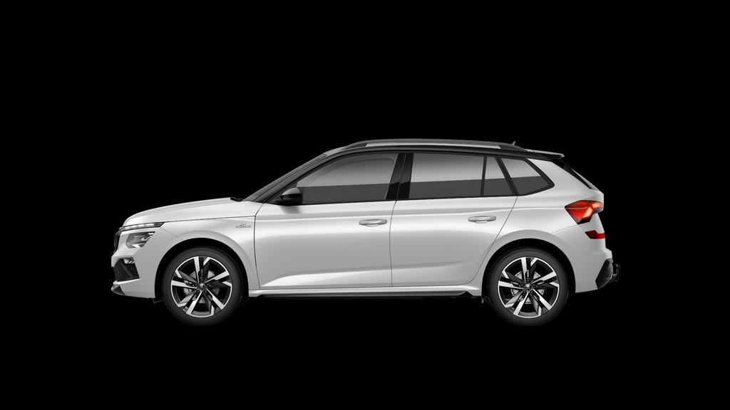 Skoda Kamiq 1.0 TSI 115pk DSG Monte Carlo | Trekhaak Wegklap, Auto's, 12 maanden, Euro 6, Wit, Nieuw