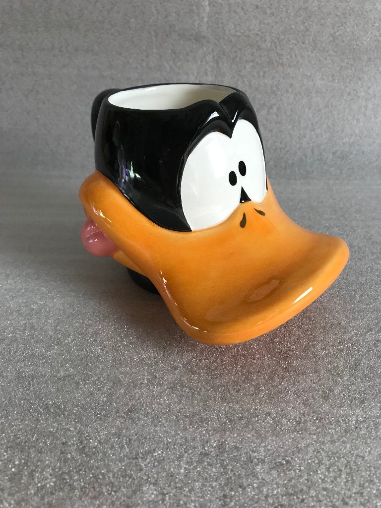 Daffy Duck beker 1995 Warner bros, Verzamelen, Ophalen of Verzenden, Zo goed als nieuw