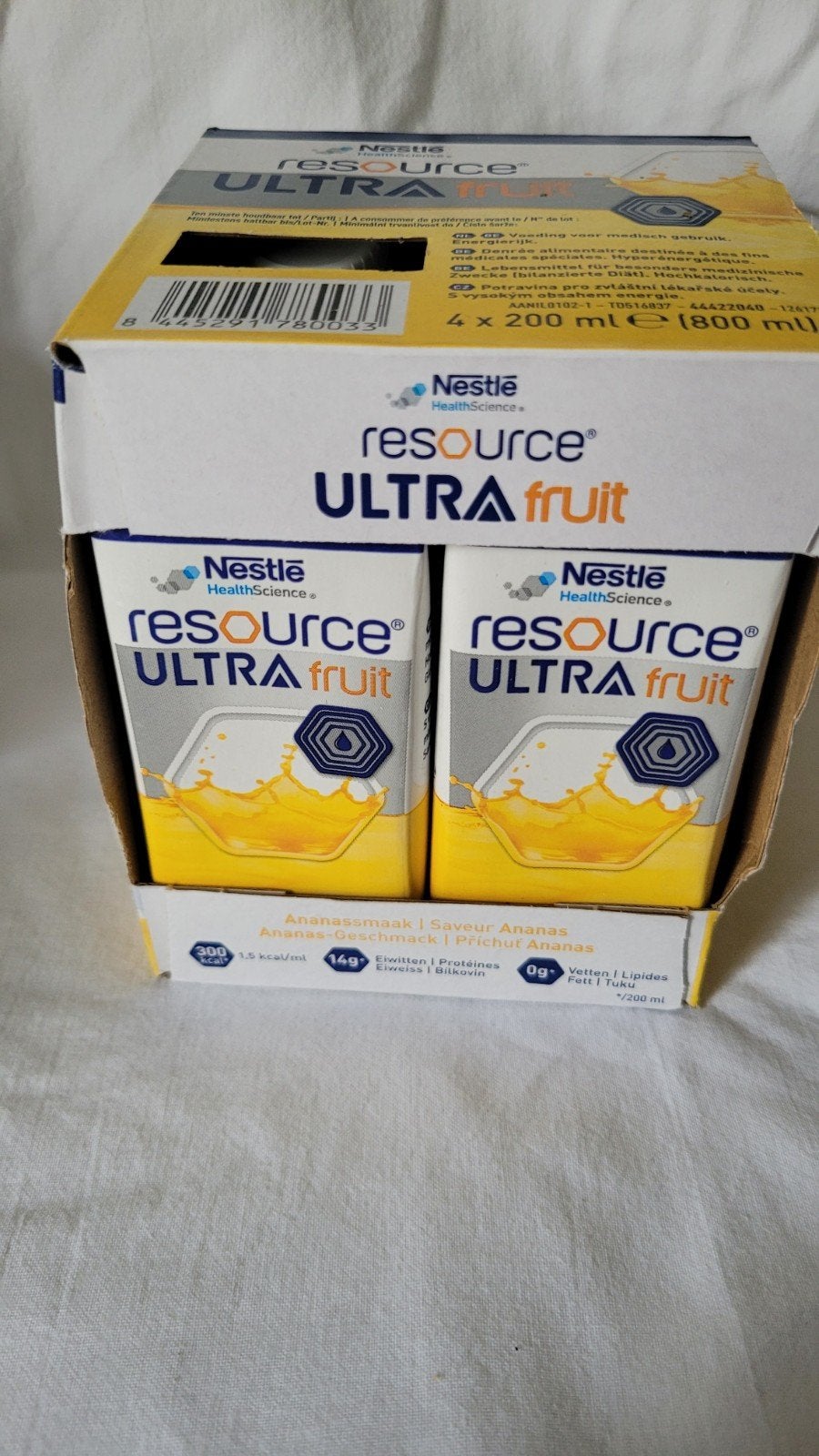 Nestlé energie en eiwitrijk fruitdrink ananas, Ophalen of Verzenden, Nieuw, Overige typen