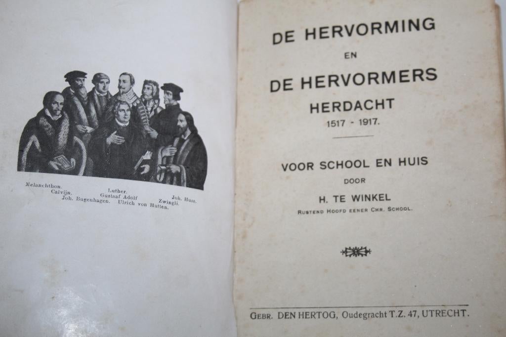 H. Te Winkel - De Hervorming & Hervormers herdacht 1517-1917, Ophalen of Verzenden, Gelezen, Christendom | Protestants