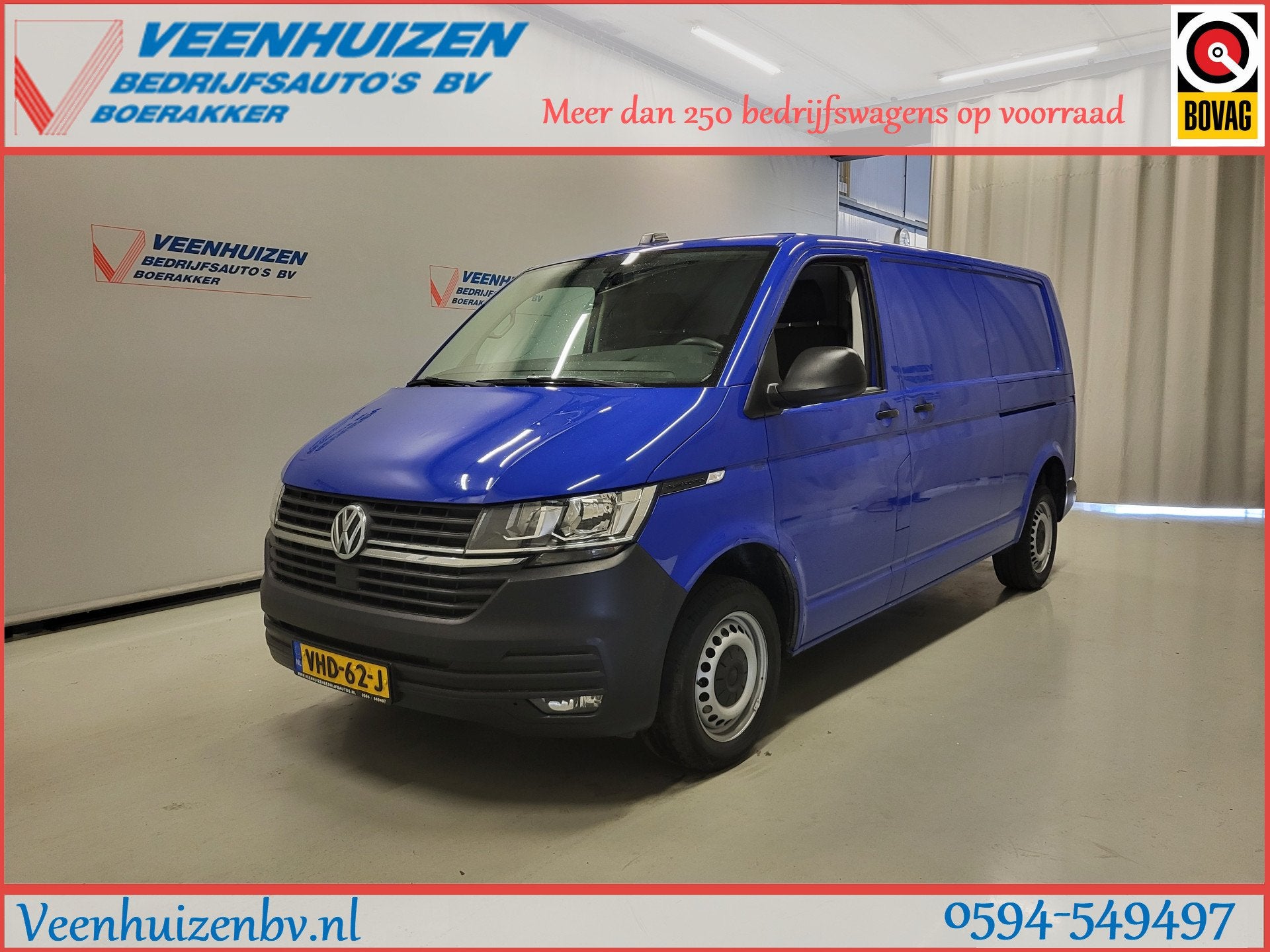 Volkswagen Transporter 2.0TDI L2/H1 Automaat 2X Schuifdeur E, Auto's, Gebruikt, Euro 6, 4 cilinders, 150 pk