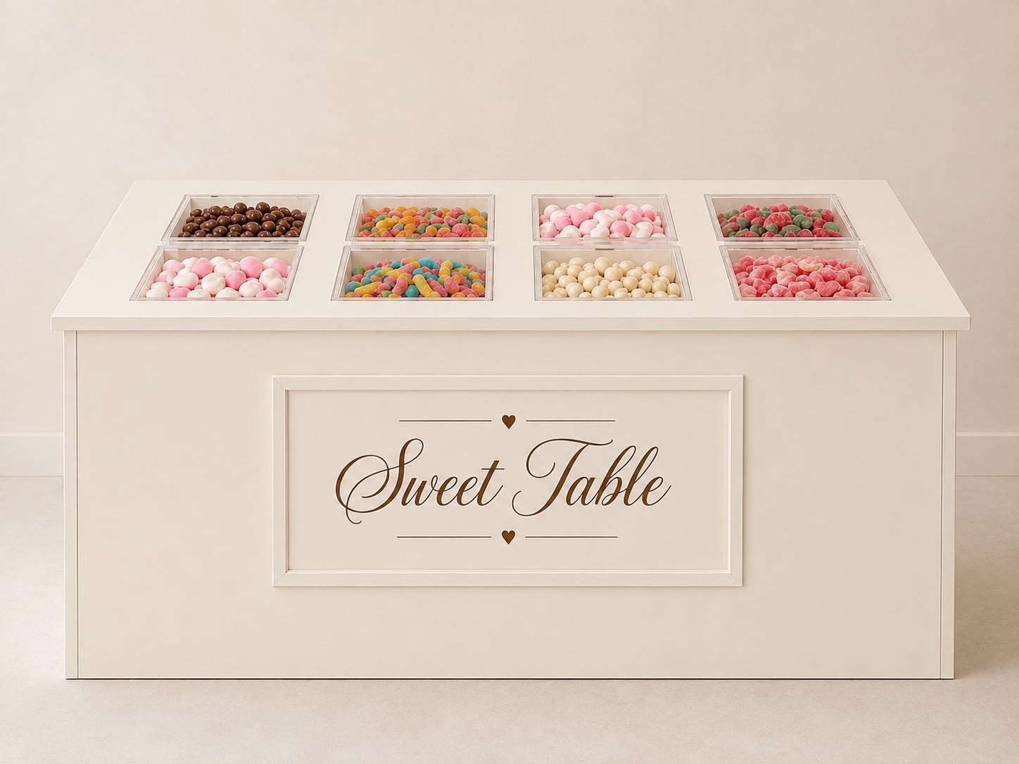 TE HUUR: Sweet Table voor Feestjes en Evenementen, Hobby en Vrije tijd, Ophalen of Verzenden, Gebruikt, Feestartikel, Verjaardag