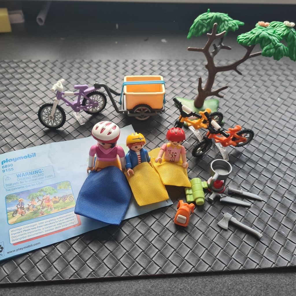 Playmobil Mountainbiketocht met bolderwagen 6890, Kinderen en Baby's, Speelgoed | Playmobil, Ophalen of Verzenden