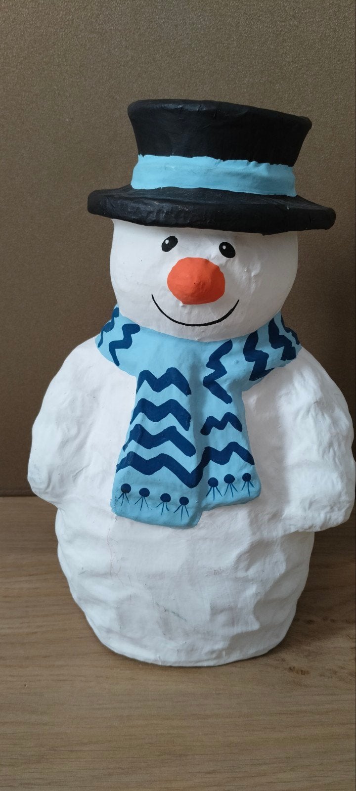 Vintage Hema grote papiermache sneeuwpop, Diversen, Verzenden, Zo goed als nieuw