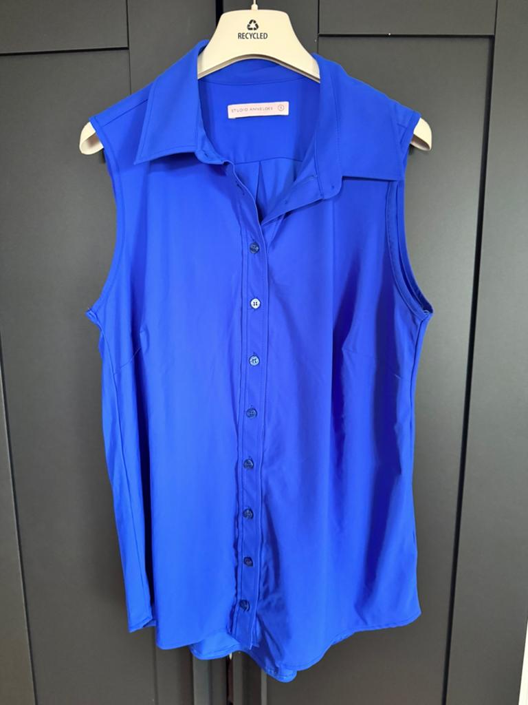 Studio Anneloes Poppy zonder mouw blauw maat S, Ophalen of Verzenden, Nieuw, Maat 36 (S), Blauw