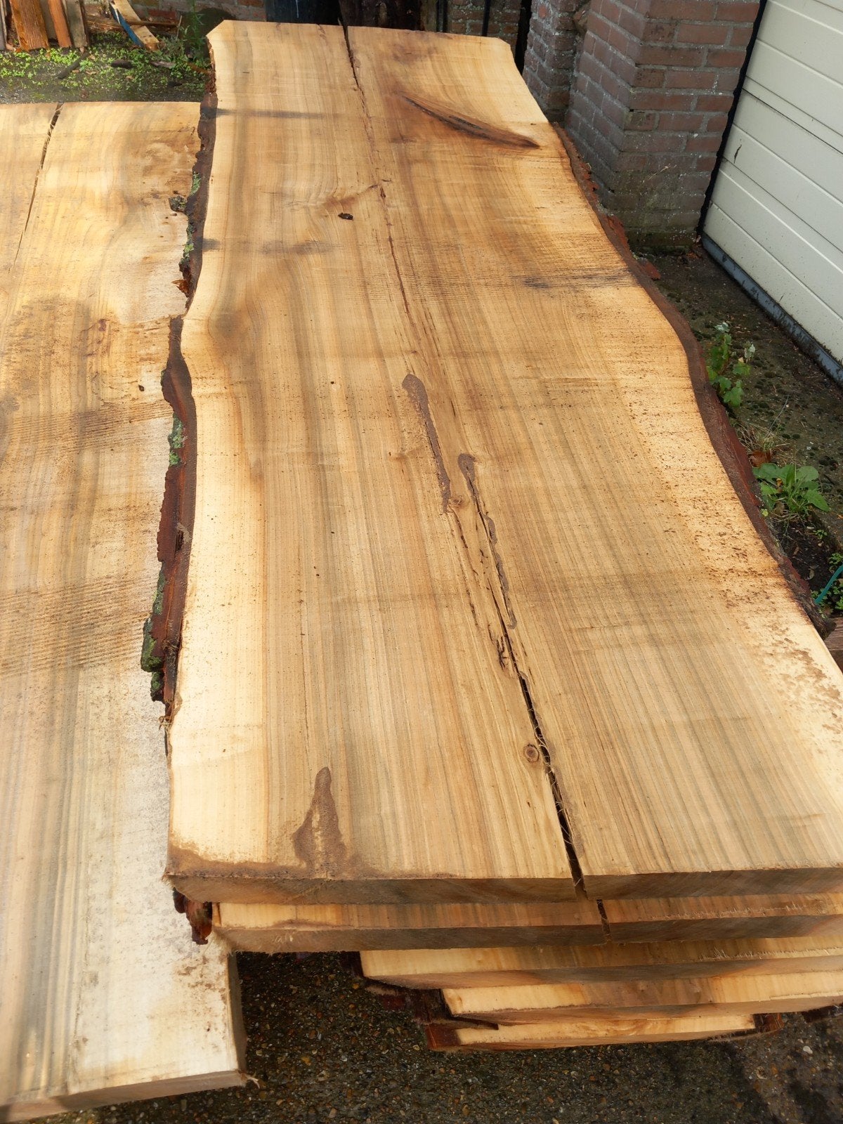 Boomstamtafels, tafelbladen en planken - De MeyereHouthandel, Ophalen, 50 – 75, Eikenhout, 50 tot 100 cm