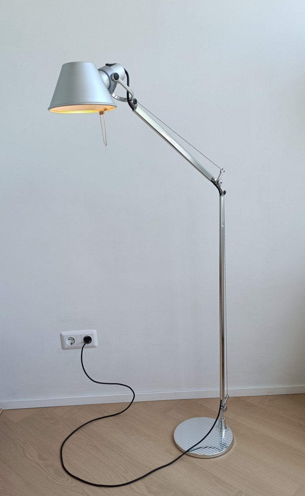 Artemide Tolomeo Lettura vloerlamp – design klassieker, Huis en Inrichting, Ophalen, E27 (groot), Zo goed als nieuw, Metaal