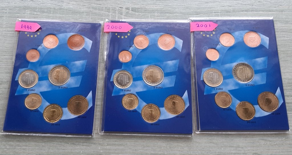 15 X FDC MUNTEN IN ETUI VAN 1999 TOT 2013 POSTFRIS UNC, Ophalen, Koningin Beatrix, Euro's, Setje