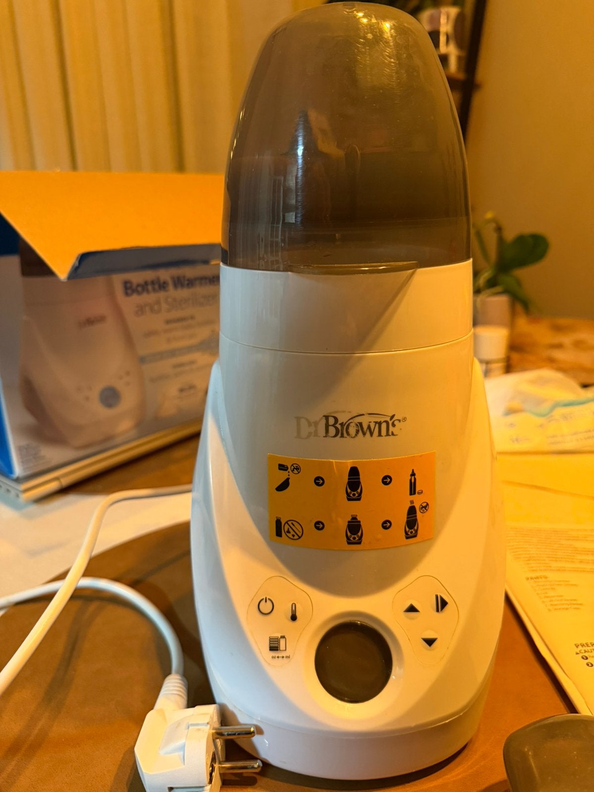Dr. Brown’s Deluxe Flessenwarmer & Sterilisator, Ophalen, Zo goed als nieuw, Sterilisator