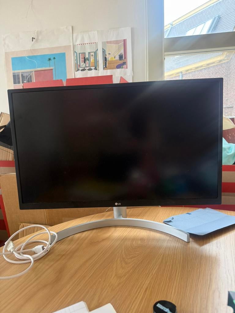 LG Monitor 27intches, Computers en Software, Monitoren, Ophalen, Zo goed als nieuw, 60 Hz of minder, IPS