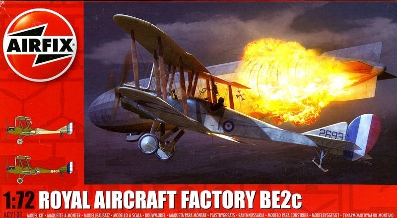 Royal Aircraft Factory BE2c., Overige merken, 1:72 tot 1:144, Nieuw, Ophalen of Verzenden