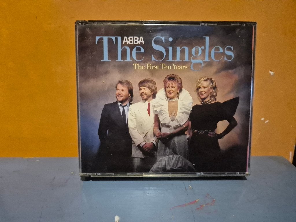 ABBA – The Singles (The First Ten Years) 2cd fatbox, Gebruikt, Boxset, Reissue, Verzenden