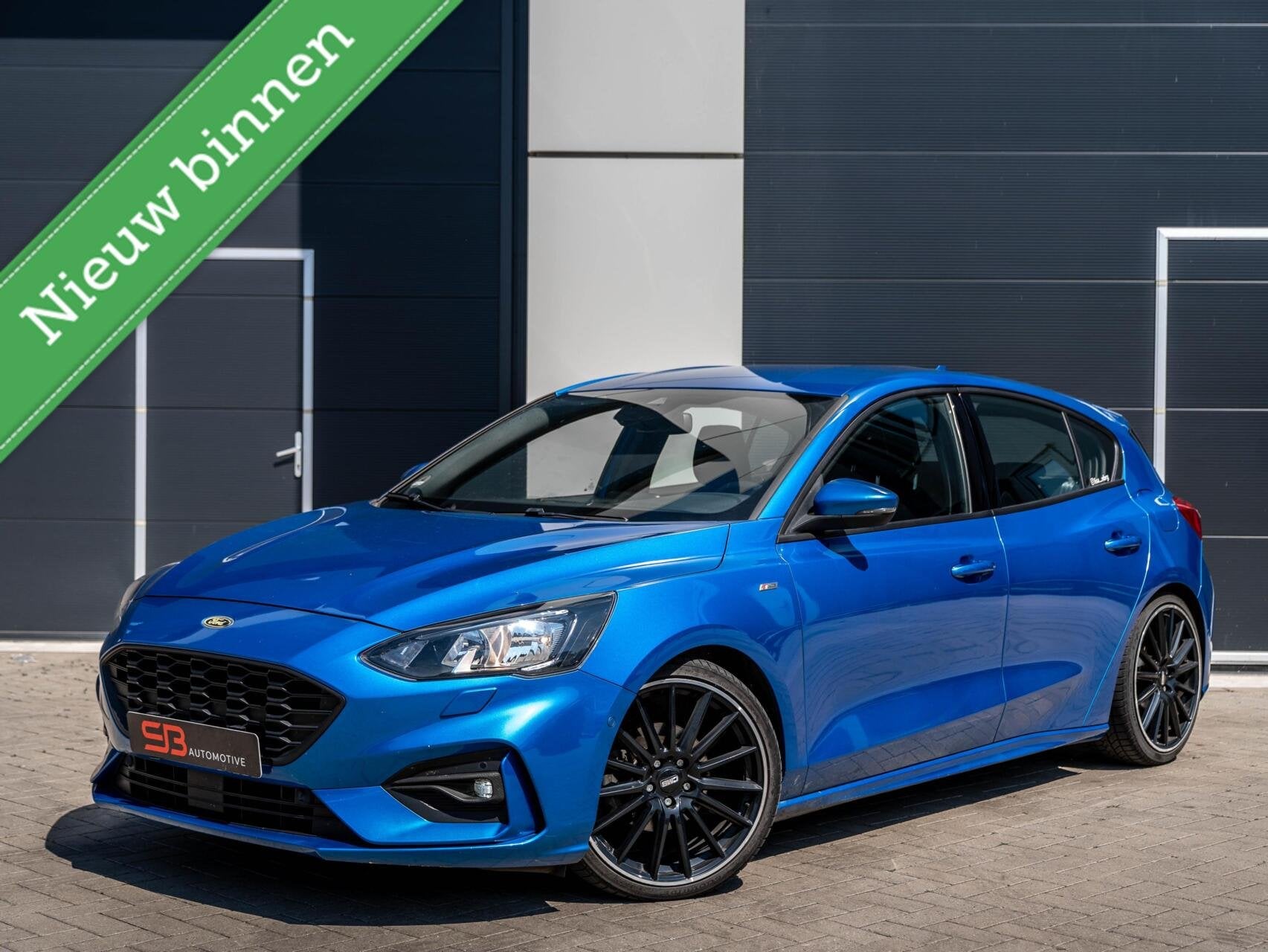 Ford Focus 1.0 EcoBoost ST Line Business Stoelverw|Cam|Vol, Auto's, Ford, Automatische klimaatregeling, Blauw, Bedrijf, 3 cilinders