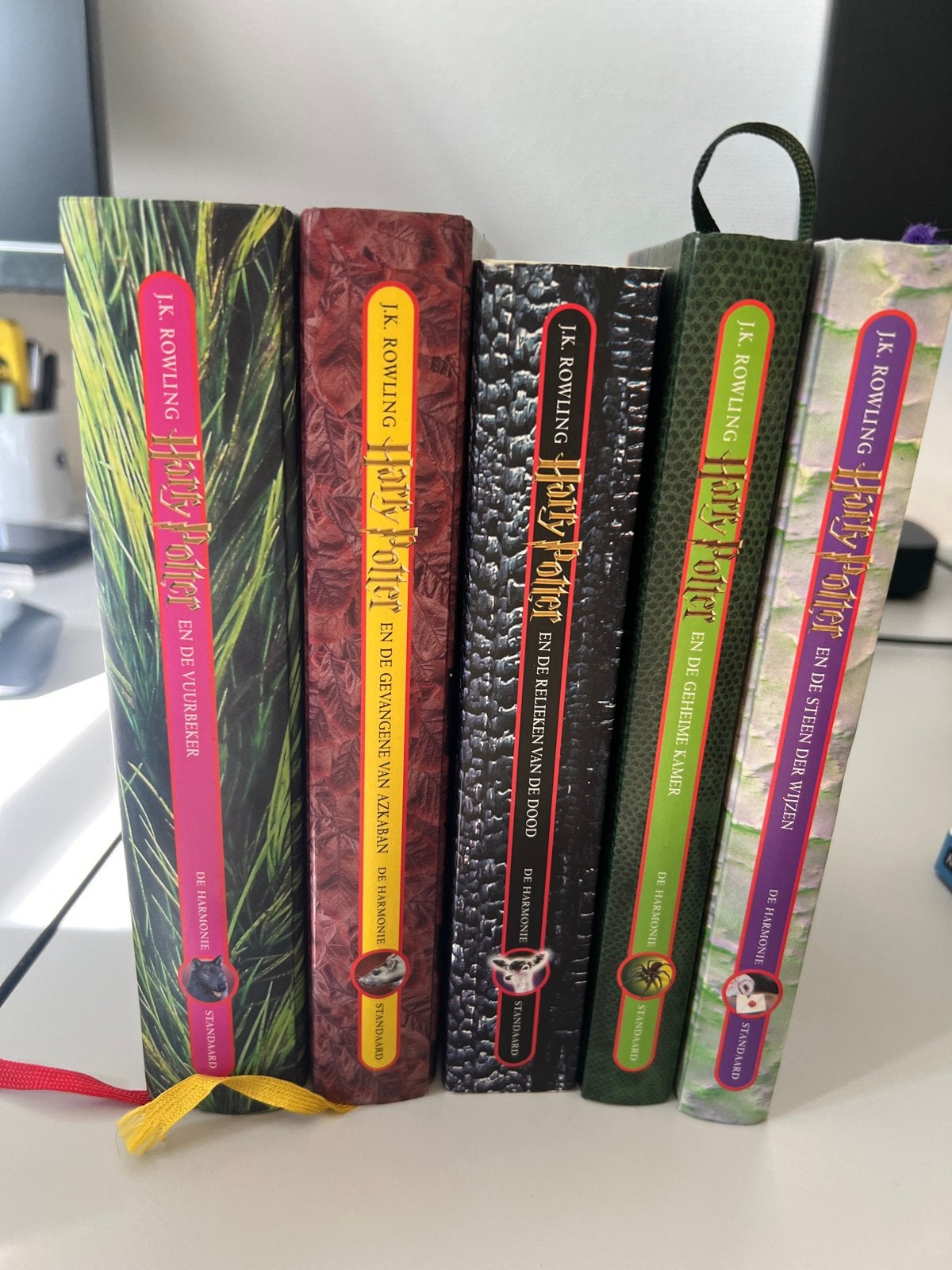 Harry Potter Boekenreeks (5 delen), Ophalen of Verzenden, Zo goed als nieuw