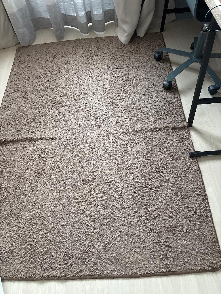 Vloerkleed 128*188, Ophalen, 100 tot 150 cm, Bruin, Zo goed als nieuw