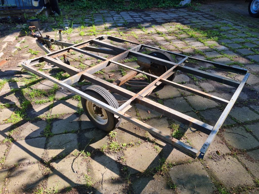 Rollend onderstel aanhanger met verl. Div aanh wielen etc., Ophalen of Verzenden