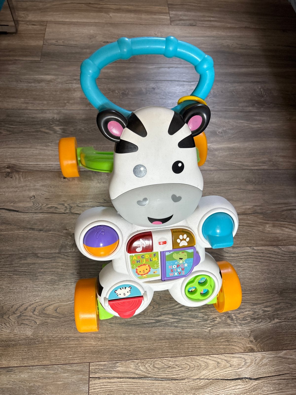 Fisher-Price Zebra Loopwagentje en Activiteitencentrum, Ophalen, Gebruikt, Jongen of Meisje