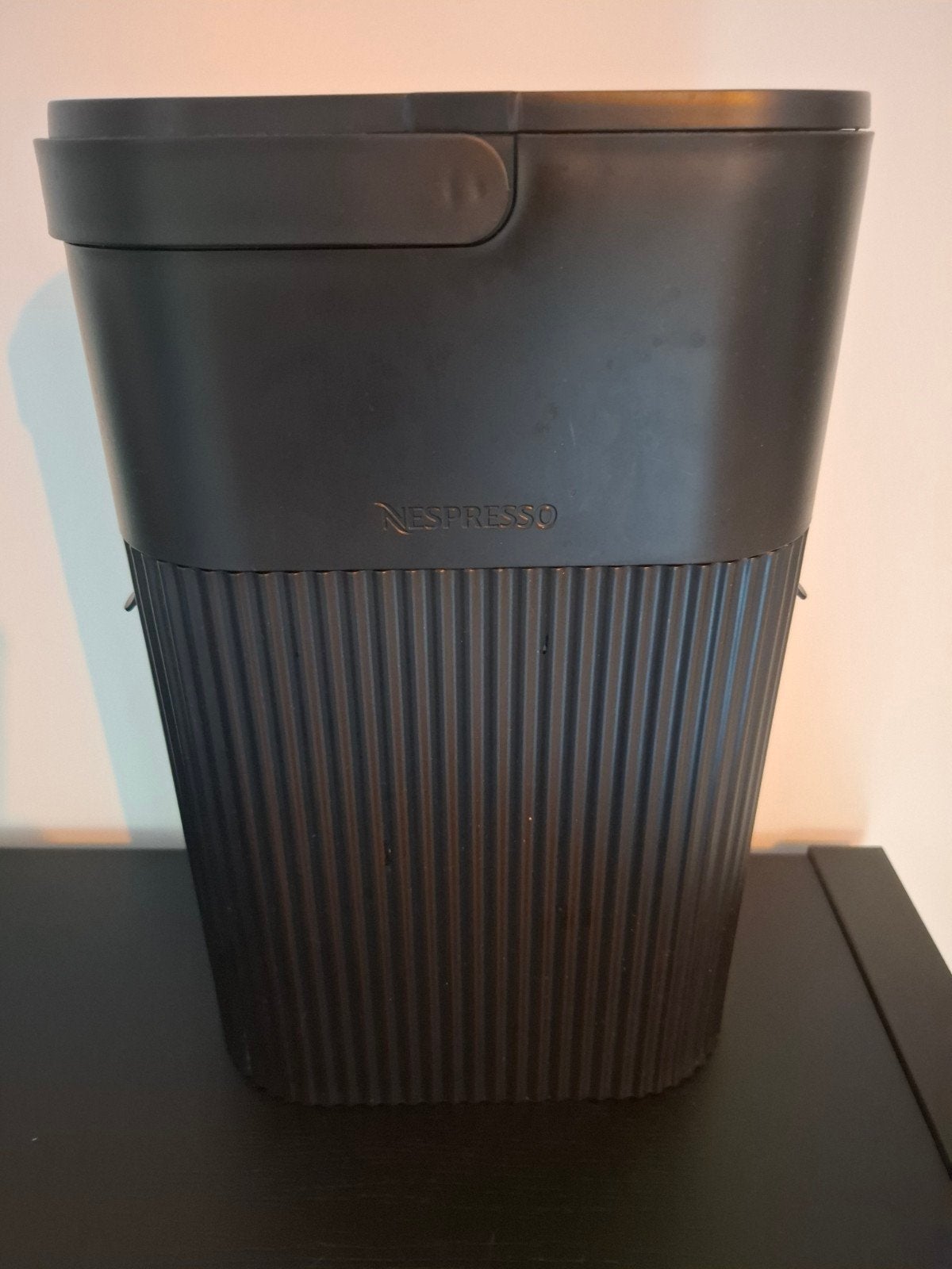 Nespresso koffiecups opbergbox zwart voor gebruikte cups, Kunststof, Ophalen of Verzenden, Zwart, Overige merken