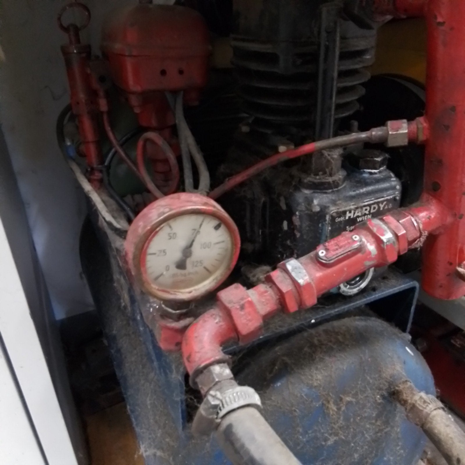 compressor, Ophalen
