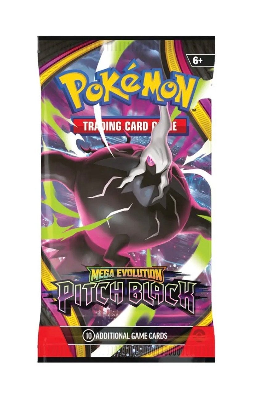 Pokémon Mega Evolution Pitch Black Booster Pack 144 stuks, Ophalen of Verzenden, Nieuw, Booster