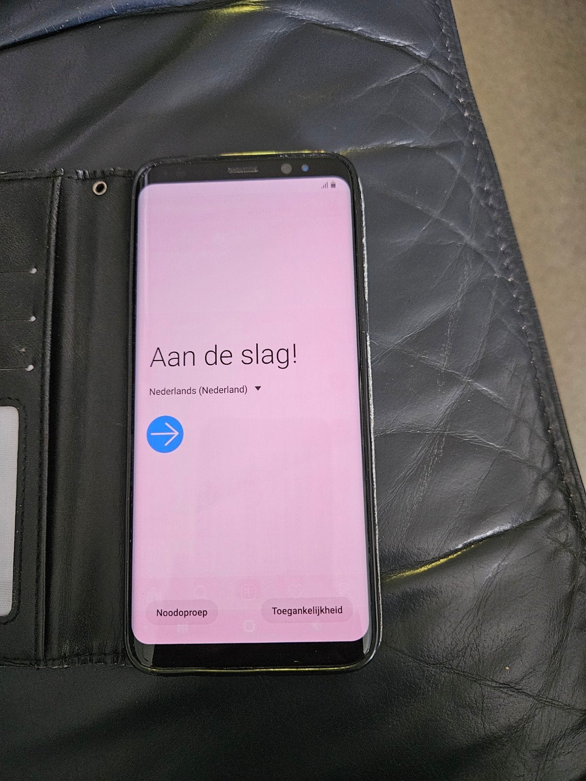 Samsung S8 - Goede staat, altijd in mapje gezeten, Zwart, Touchscreen, Ophalen of Verzenden, Zo goed als nieuw