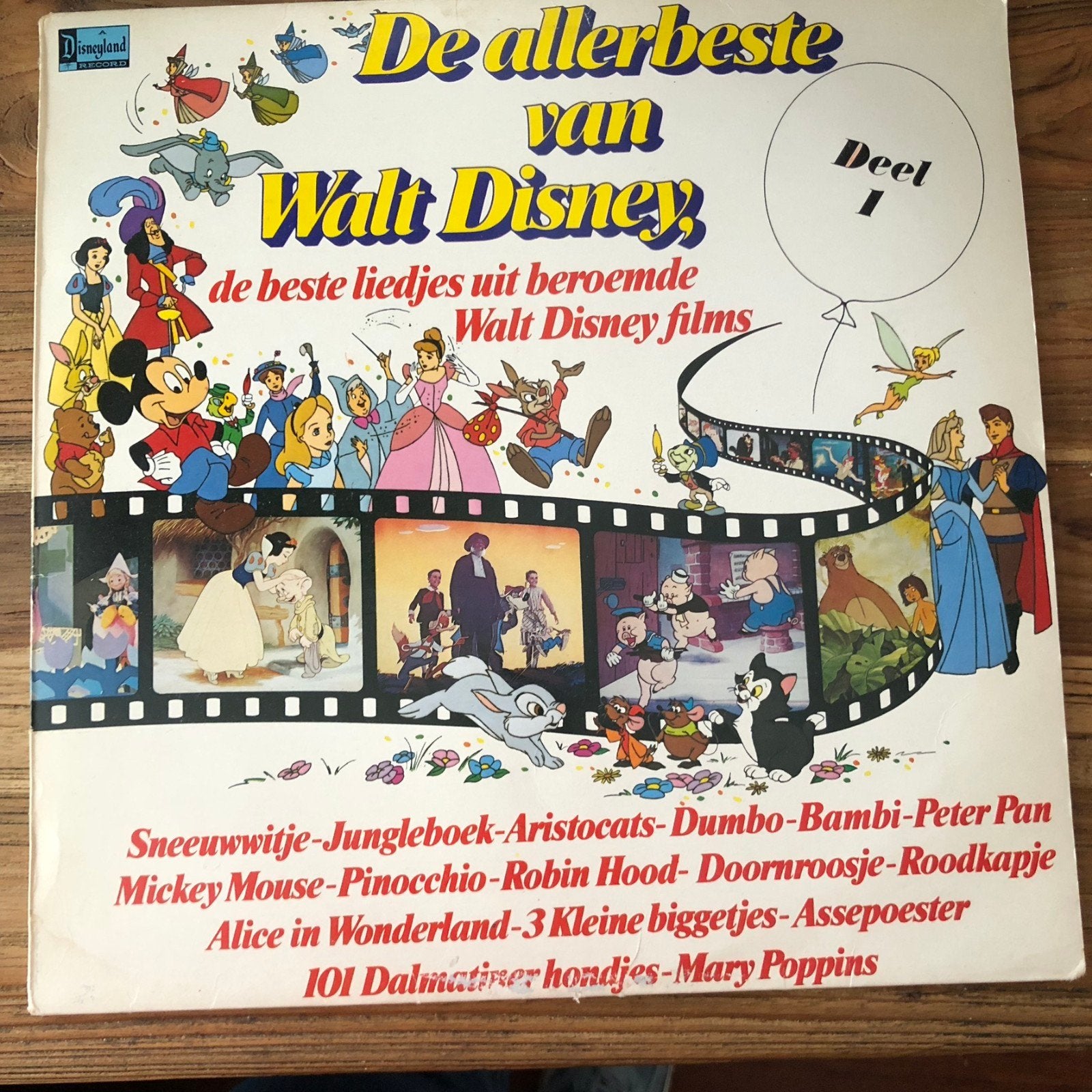 LP De allerbeste van Walt Disney - Deel 1, Gebruikt, Ophalen of Verzenden, 1970 - 1979, Complilatie