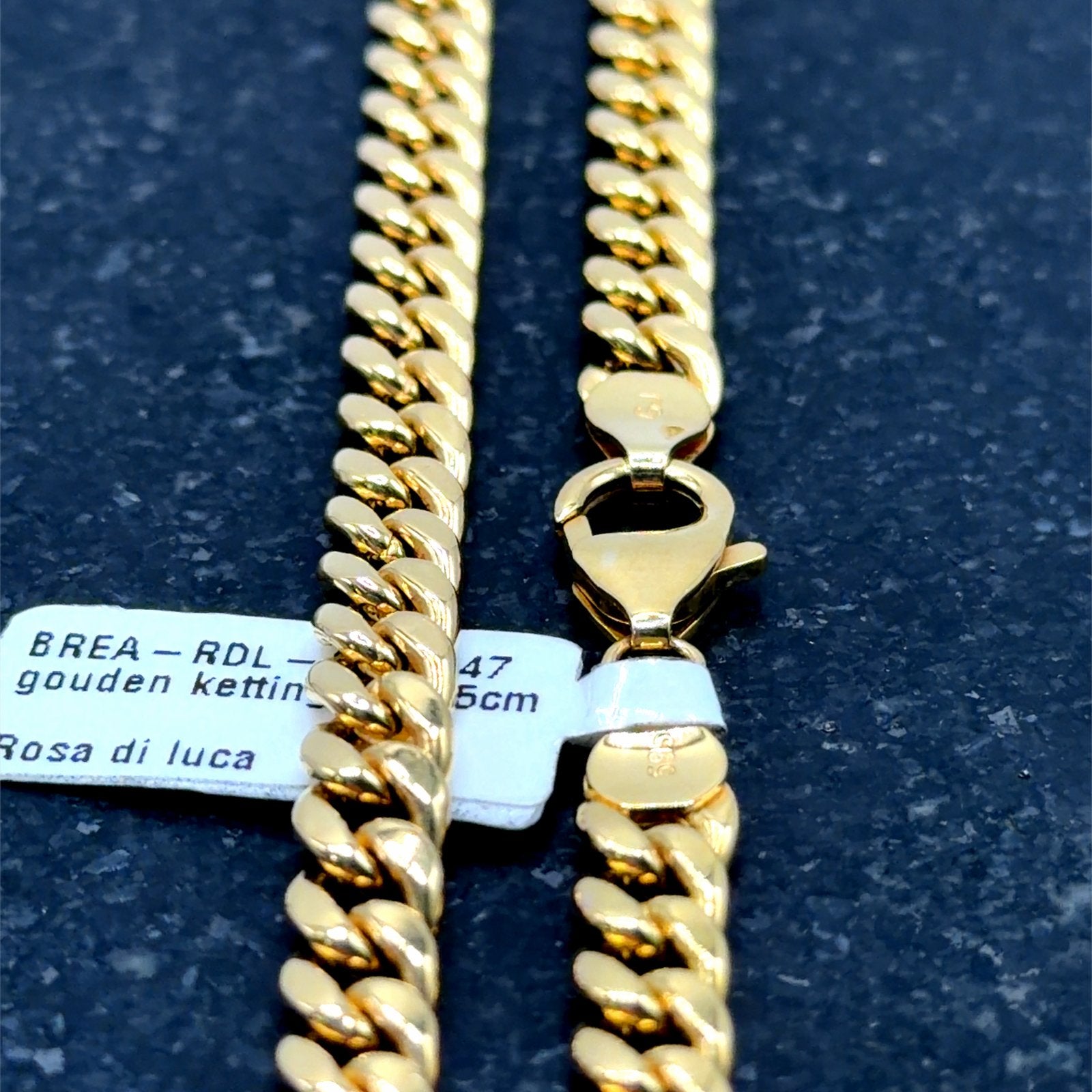 Gouden ketting 14K - Rosa di Luca, W, Nieuw, Ophalen of Verzenden, W