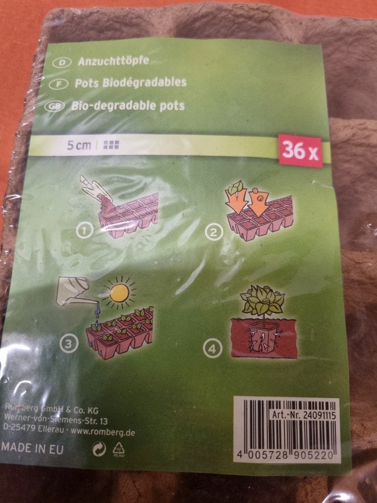 kweekpotjes 36 stuks 5 cm, Ophalen of Verzenden, 'T Olde Gre-j, Info@toldegrej.nl, Endepoelstraat 20f Didam