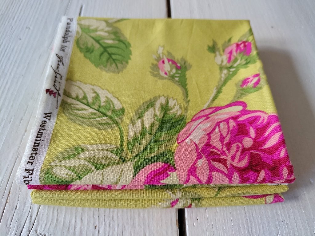 Mooie quiltstof bloem, Flirt by Robyn Pandolph, Nieuw, Ophalen of Verzenden, 30 tot 120 cm, Katoen