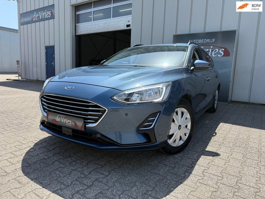 Ford Focus 1.0 EcoBoost Trend Edition Business / Airco / PDC, Auto's, 101 pk, Gebruikt, Blauw, Origineel Nederlands