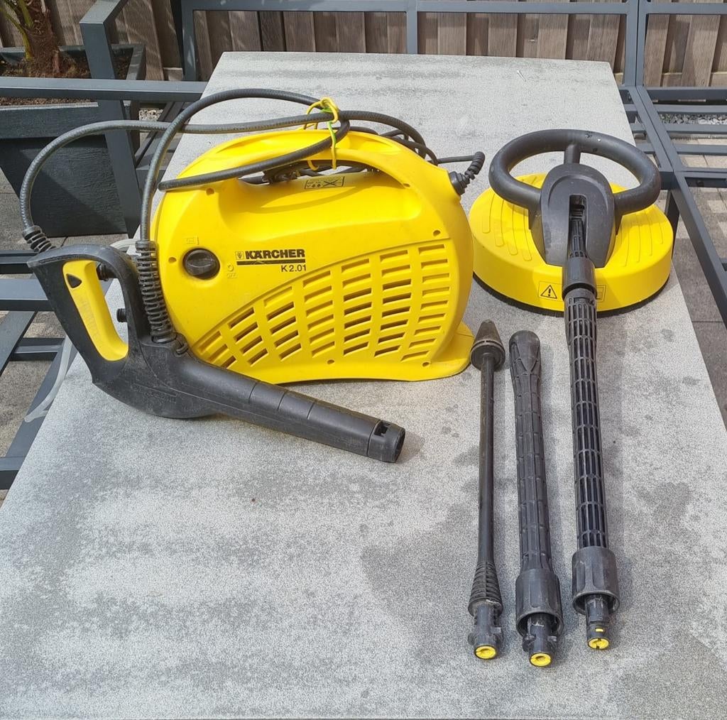 Karcher K2.01 Hogedrukreiniger - Compact en Perfect Werkend, Doe-het-zelf en Verbouw, Reinigingsmachines, Ophalen of Verzenden