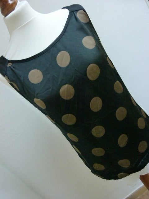 Steps every day chic maat S 36 zwarte top goudkleur stippen, Overige kleuren, Ophalen of Verzenden, Zo goed als nieuw, Steps