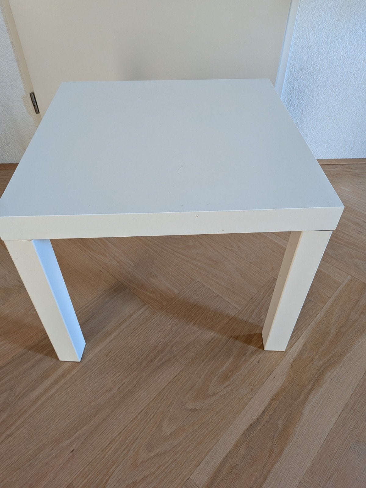 Witte bijzettafels Ikea, Minder dan 55 cm, Gebruikt, Vierkant, Ophalen