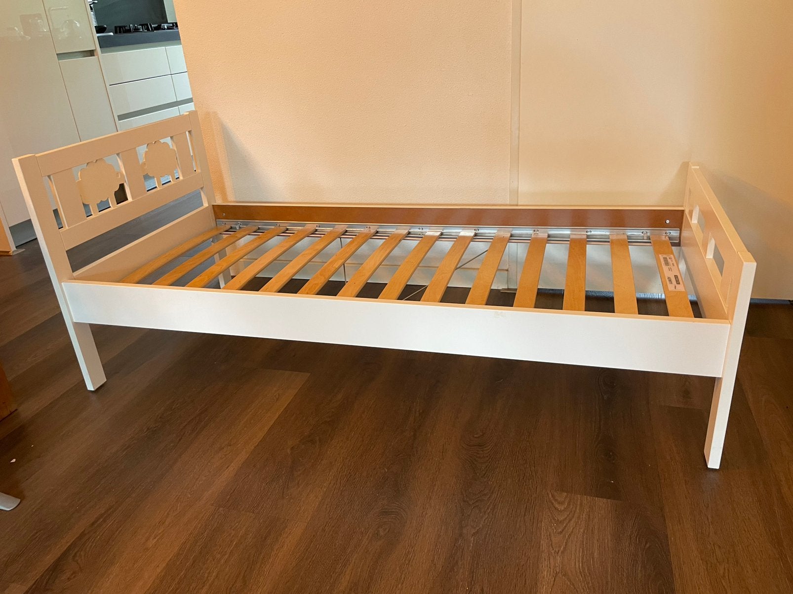 Ikea kritter kinderbed, Kinderen en Baby's, Kinderkamer | Bedden, Ophalen, Gebruikt, 70 tot 85 cm, 140 tot 160 cm